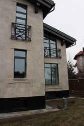Дерево-алюминиевые окна из сосны с Белоруссии Кокшетау